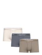 Trunk 3Pk Boksershorts Multi/patterned Calvin Klein