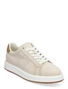 Angeline Iv Suede & Leather Sneaker Lave Sneakers Beige Lauren Ralph L...