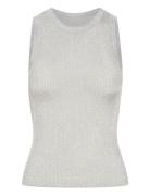 Silvigz Top Tops T-shirts & Tops Sleeveless Silver Gestuz