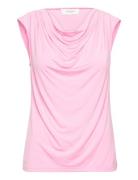 Rwbiarritz Ss Waterfall T-Shirt Tops T-shirts & Tops Sleeveless Pink R...