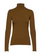 Ester T-N 265 Tops T-shirts & Tops Long-sleeved Brown Samsøe Samsøe