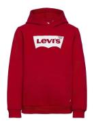 Po-Pull-Over Hoody Tops Sweat-shirts & Hoodies Hoodies Red Levi's