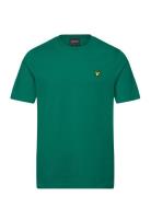 Plain T-Shirt Tops T-shirts Short-sleeved Green Lyle & Scott