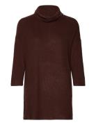 Sc-Biara Tops Knitwear Turtleneck Brown Soyaconcept