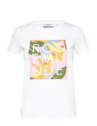 Rwavenue Ss T-Shirt Tops T-shirts & Tops Short-sleeved White Rosemunde