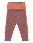 Leggings W.aop Bottoms Leggings Pink Pippi