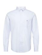 Reg Classic Poplin Shirt Tops Shirts Casual Blue GANT