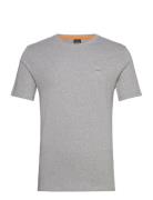 Tales Tops T-shirts Short-sleeved Grey BOSS