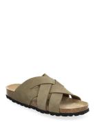 Slipper Slippers Tøfler Khaki Green Sofie Schnoor