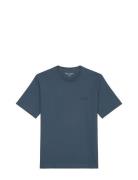 T-Shirts Short Sleeve Tops T-shirts Short-sleeved Navy Marc O'Polo