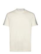 Logo Tape Tee Tops T-shirts Short-sleeved White Calvin Klein Jeans