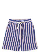 Naram Knitted Shorts Pyjamas Blue Bongusta