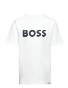 Short Sleeves Tee-Shirt Tops T-shirts Short-sleeved White BOSS