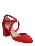 Women Court Sho Shoes Heels Pumps Classic Red Tamaris