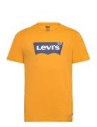 Te-S/S Tee Tops T-shirts Short-sleeved Yellow Levi's