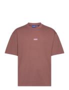 Nalono Tops T-shirts Short-sleeved Brown HUGO BLUE