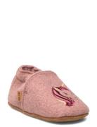 Unicorn Wool Slippers Tøfler Innesko Pink Melton