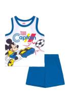 Pyjama Pyjamas Sett Blue Mickey Mouse