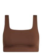 Tommy Bra, Square-Neck Lingerie Bras & Tops Sports Bras - All Brown Gi...