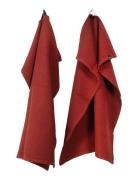 Hetty Kitchen Towel Home Textiles Kitchen Textiles Kitchen Towels Red ...