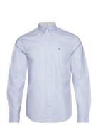 Slim Classic Poplin Shirt Tops Shirts Casual Blue GANT