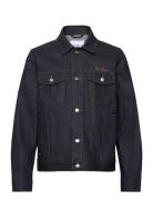 Micah Selvedge Jacket Dongerijakke Denimjakke Navy Les Deux