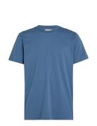 Logo Tape Tee Tops T-shirts Short-sleeved Blue Calvin Klein Jeans