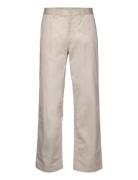 Stefan Classic Trousers Designers Trousers Chinos Beige Wood Wood