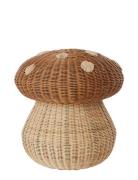 Mushroom Basket Home Kids Decor Storage Storage Baskets Brown OYOY MIN...