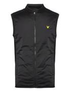 Golf Gilet Sport Vests Black Lyle & Scott Sport