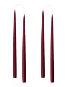 Hand Dipped Candles, 4 Pack Home Decoration Candles Pillar Candles Red...