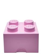 Lego Storage Brick 4 Home Kids Decor Storage Storage Boxes Pink LEGO S...