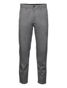 Slhslimtapered-York Pants Bottoms Trousers Casual Grey Selected Homme