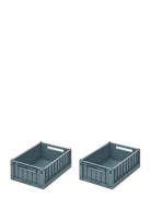 Weston Storage Box S 2-Pack Home Kids Decor Storage Storage Boxes Blue...