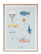 I Luften Home Kids Decor Posters & Frames Posters Multi/patterned Kuns...