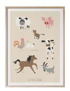 At The Farm - På Engelska Home Kids Decor Posters & Frames Posters Mul...