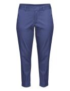 Kcleana Chino 7/8 Pants Bottoms Trousers Chinos Blue Kaffe Curve