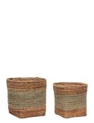 Reveal Kurve Home Storage Storage Baskets Brown Hübsch