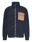 Dpcord Detail Teddy Jacket Tops Sweat-shirts & Hoodies Fleeces & Midla...