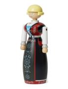 Norwegian Bunad Woman Black/Red/White Home Decoration Decorative Acces...