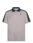 Padel Tech Polo Shirt Men Sport Polos Short-sleeved Grey Head