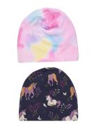 Jersey Beanie Aop 2P 3Pe Accessories Headwear Hats Beanie Multi/patter...