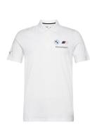 Bmw Mms Ess Polo Sport Polos Short-sleeved White PUMA Motorsport