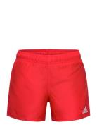 Yb Bos Shorts Sport Swimshorts Red Adidas Performance