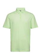 Mesh Print Polo Sport Polos Short-sleeved Green Adidas Golf