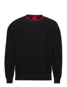 Smarlo Designers Knitwear Round Necks Black HUGO