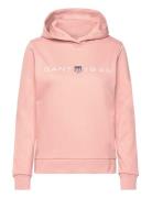 Reg Printed Graphic Hoodie Tops Sweat-shirts & Hoodies Hoodies Pink GA...