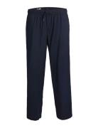 Jpstbill Aydan Seersucker Jjjogger Pant Bottoms Trousers Casual Navy J...