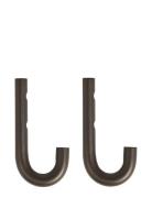 Pieni Hook - Pack Of 2 Home Storage Hooks & Knobs Hooks Brown OYOY Liv...