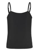 Rkbillie Sl Short Strap Top Tops T-shirts Sleeveless Black Rosemunde K...